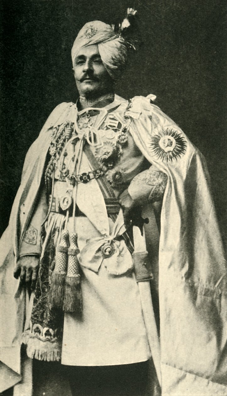 Sir Pertab Singh, koniec XIX wieku, ok. 1920 r. autorstwa Carl Vandyk