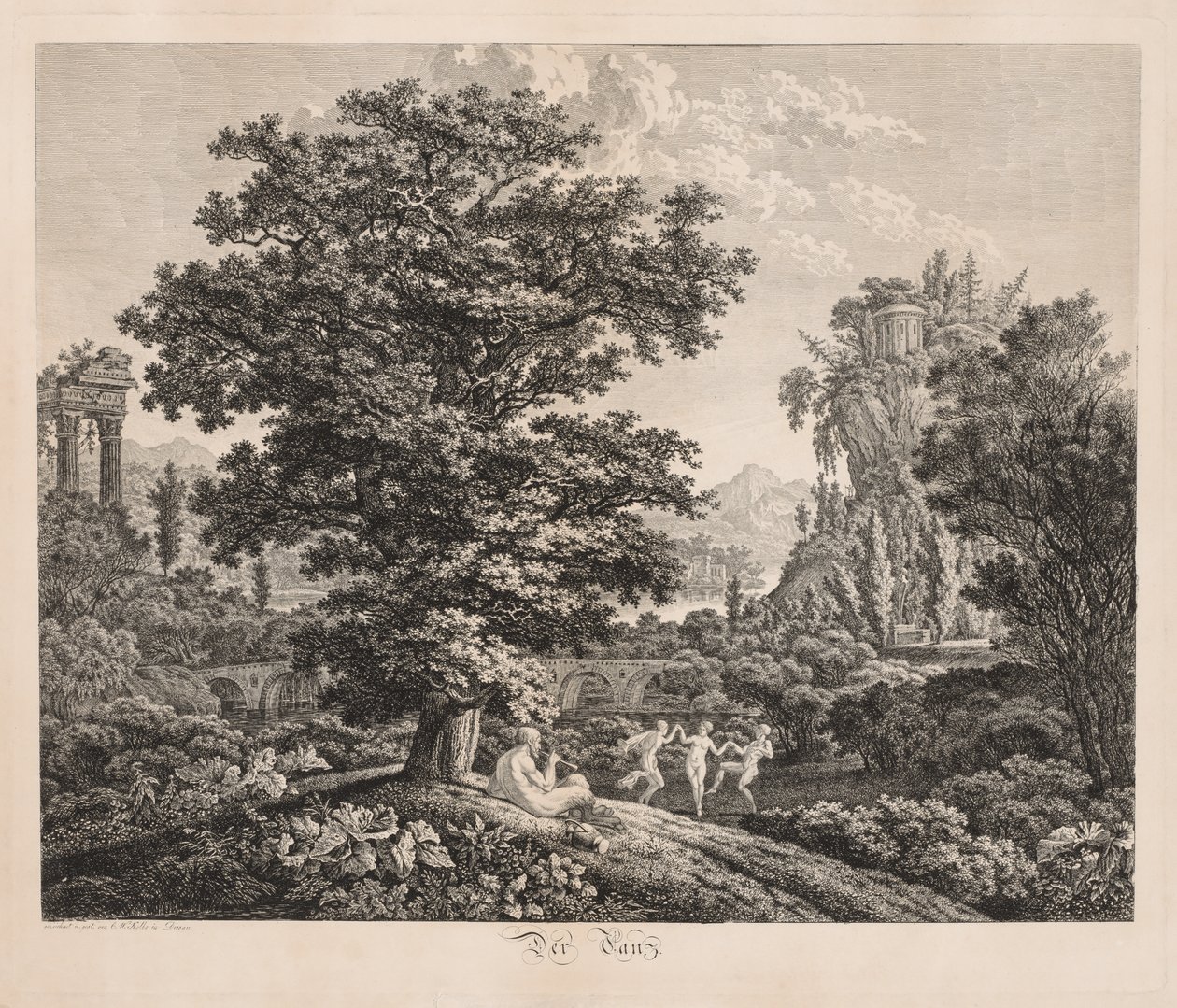 Taniec, 1799. autorstwa Carl Wilhelm Kolbe I