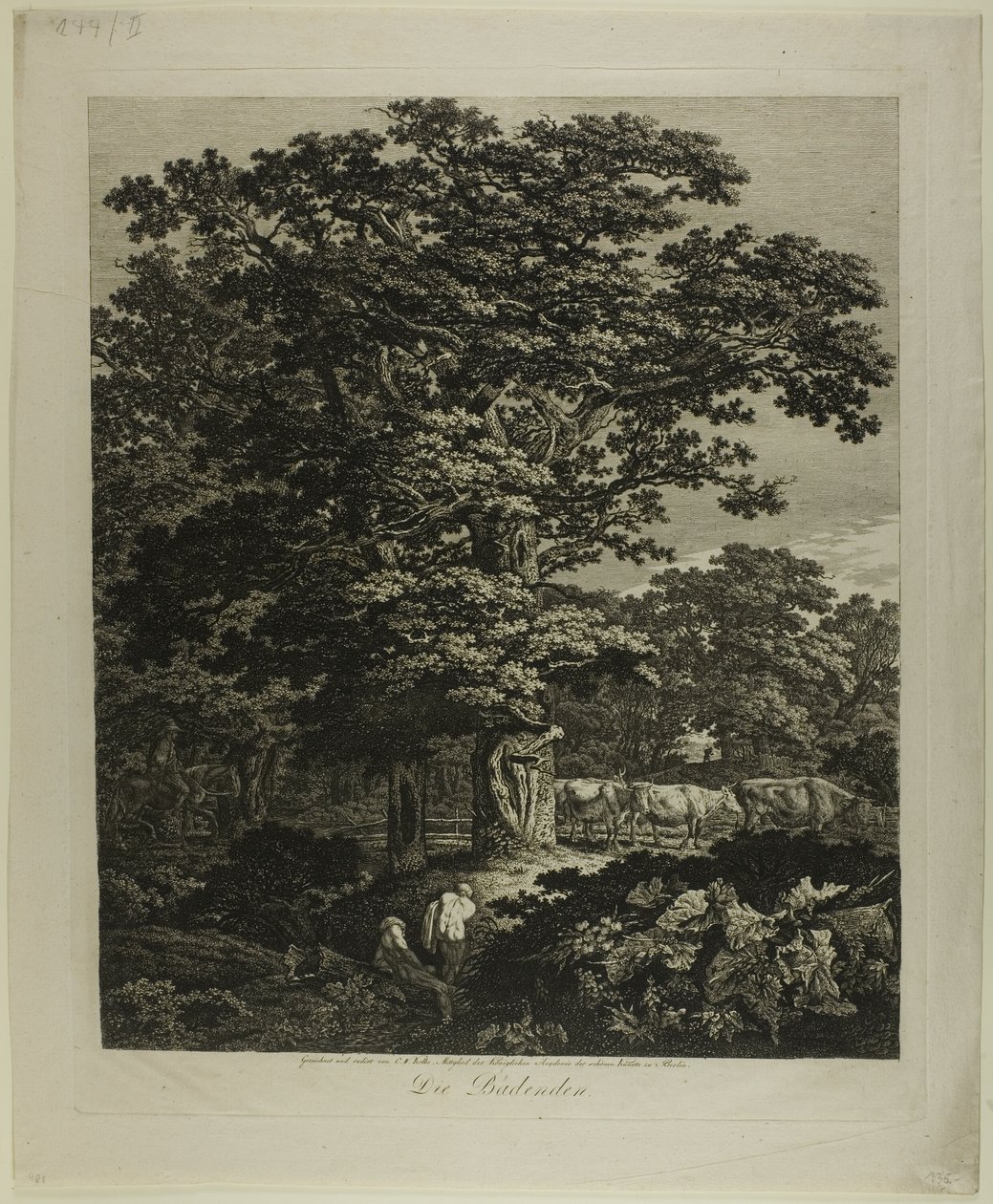 Kąpiących się autorstwa Carl Wilhelm Kolbe, the elder