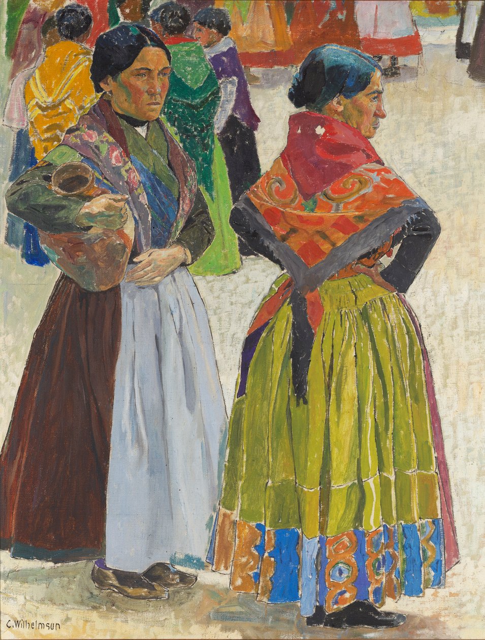 Hiszpańskie kobiety autorstwa Carl Wilhelm Wilhelmson