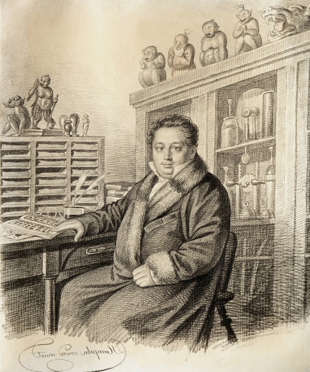 Portret barona Paula Ludwiga Schillinga von Cannstatt 1786-1837, przed 1822 rokiem. autorstwa Carl von Hampeln