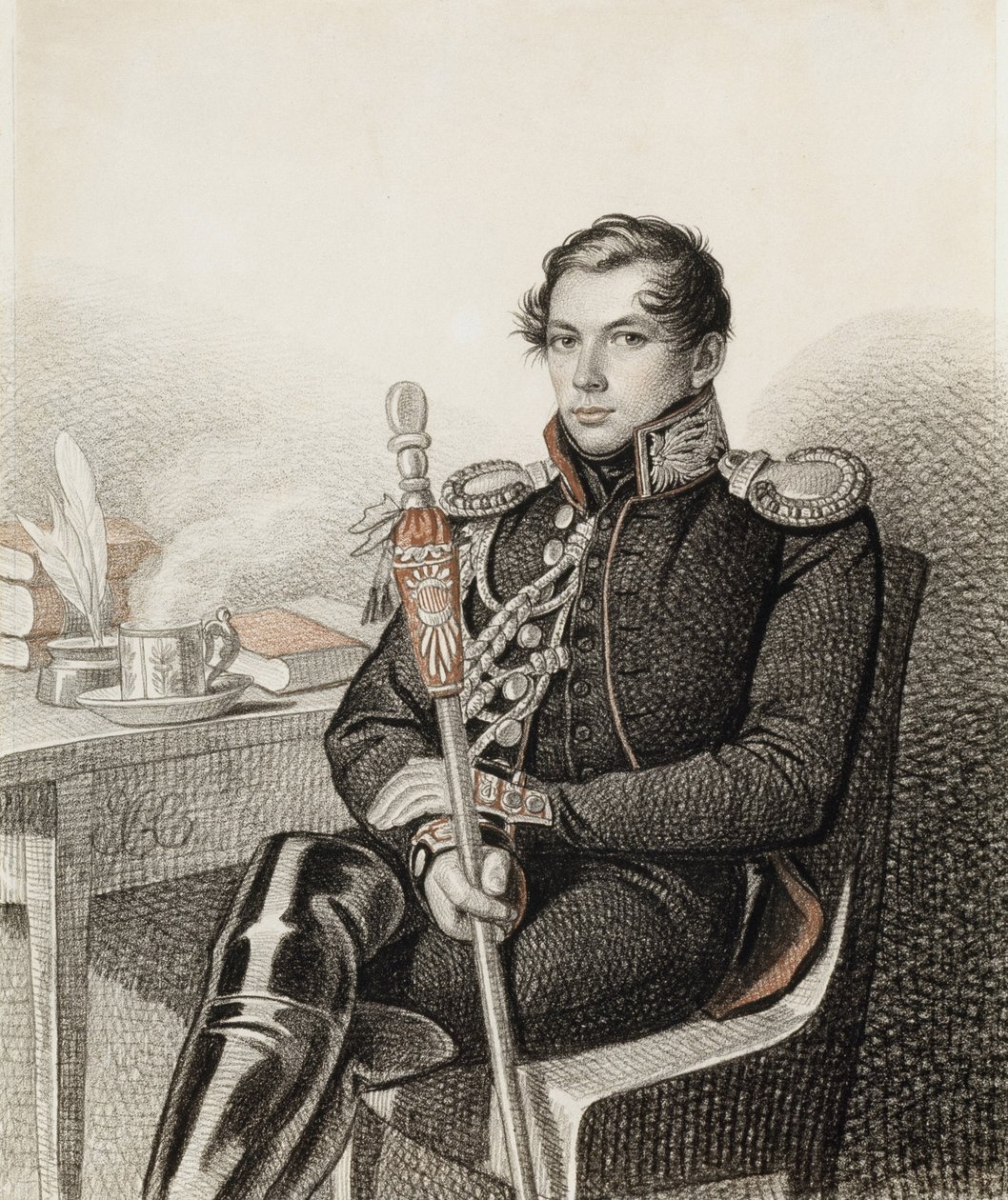 Portret hrabiego Piotra Pietrowicza Konownicyna 1803-1830, 1822-1823. autorstwa Carl von Hampeln