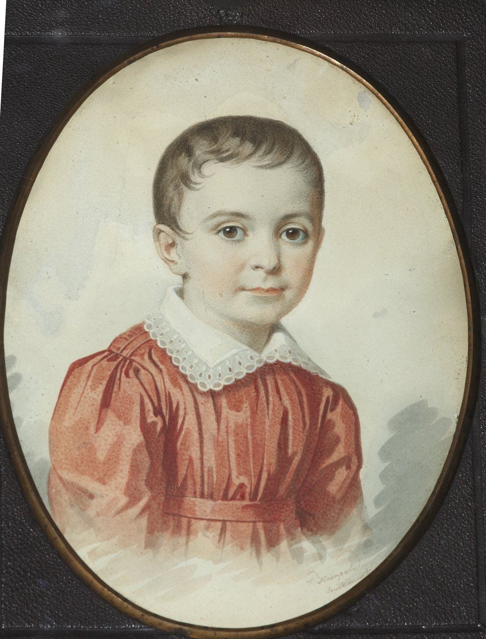 Portret Eugenii Kochubey jako dziecka, 1849 r. autorstwa Carl von Hampeln