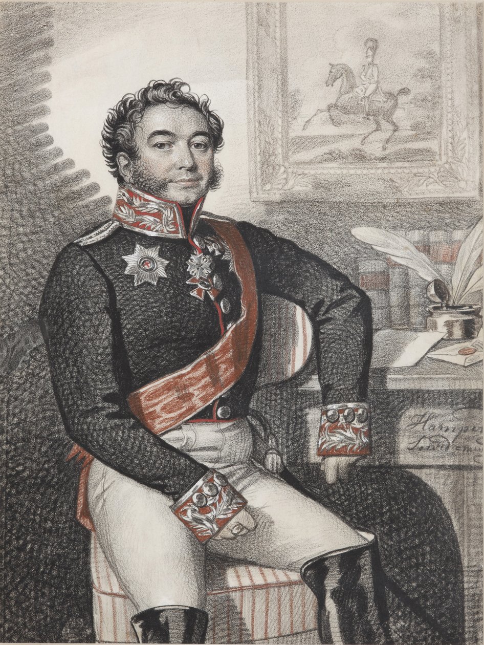 Portret Fiodora Pietrowicza Opochinina 1779-1852, 1826. autorstwa Carl von Hampeln