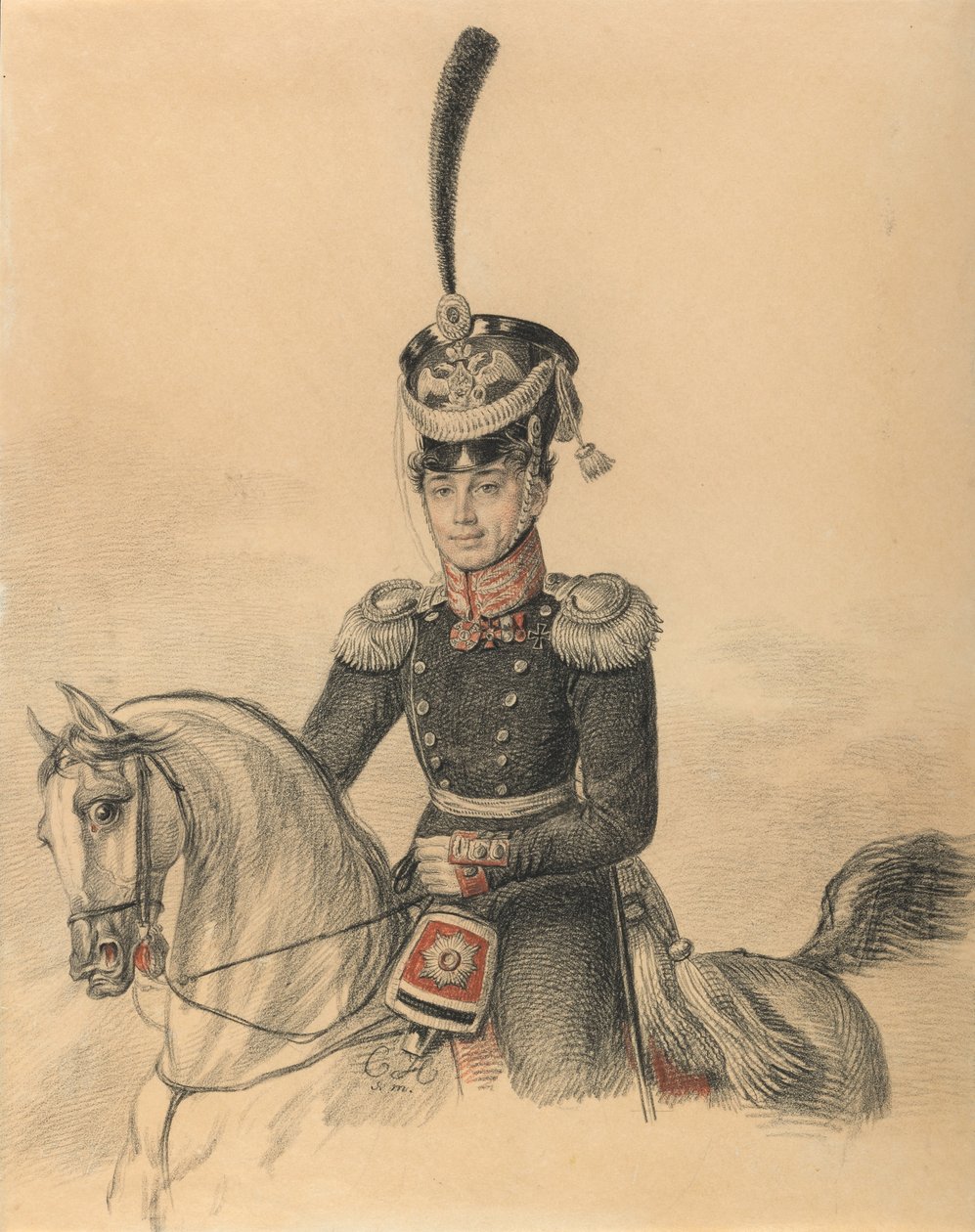 Portret Nikołaja Aleksandrowicza Islenjewa 1785-1851, koniec lat 1810. autorstwa Carl von Hampeln