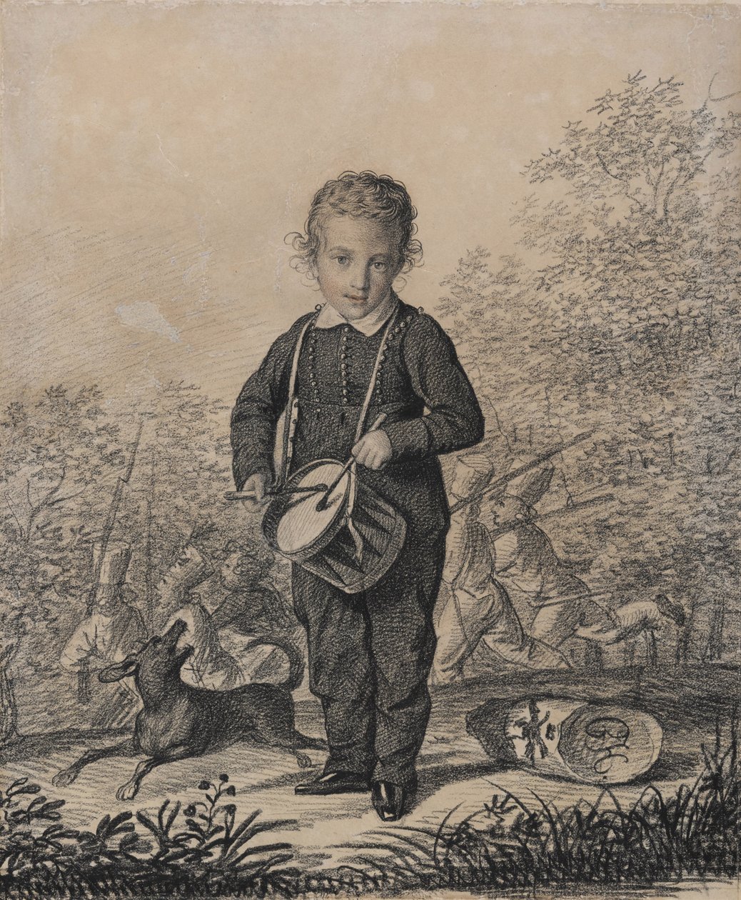 Portret Timofieja Korsakowa, początek lat 20. XIX wieku. autorstwa Carl von Hampeln