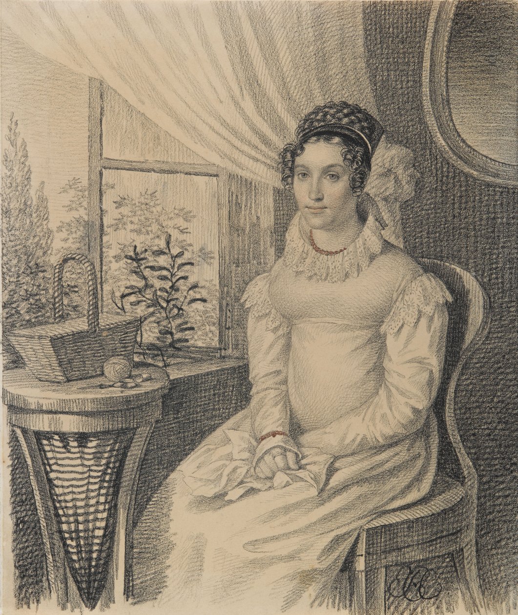 Portret Varvary Aleksandrowny Korsakowej, początek lat 20. XIX wieku. autorstwa Carl von Hampeln