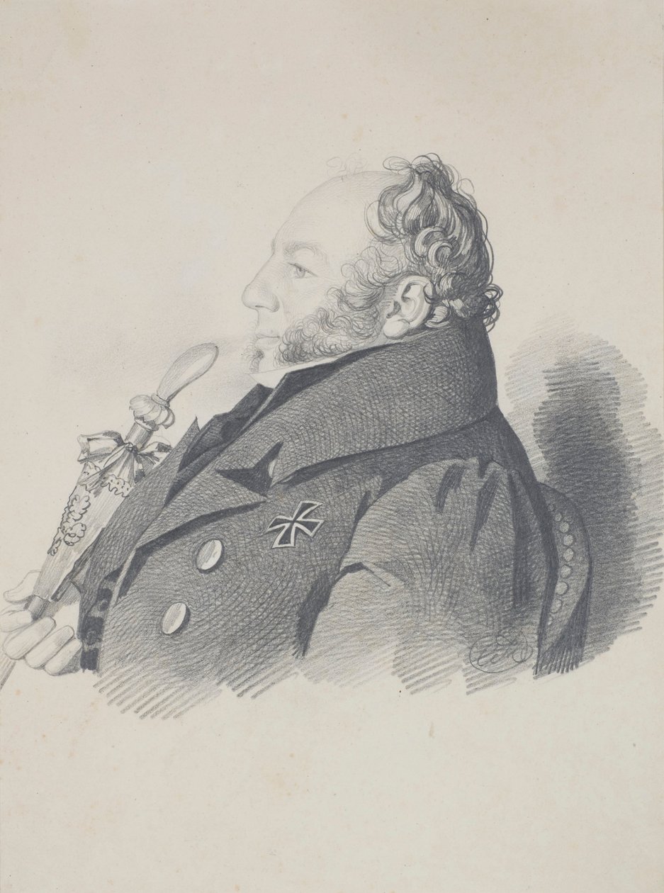 Portret Wasilija Wasiljewicza Koczubeja 1784-1844, ok. 1930 r. 1832. autorstwa Carl von Hampeln