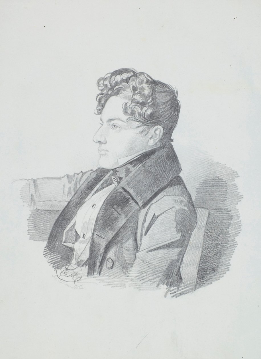 Portret Wasilija Wiktorowicza Koczubeja 1812-1850, ok. 1832. autorstwa Carl von Hampeln