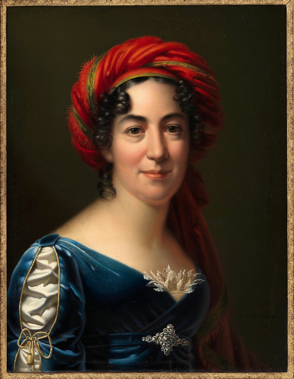 Portret pisarki Caroline Pichler 1769-1843, 1818. autorstwa Carl von Sales