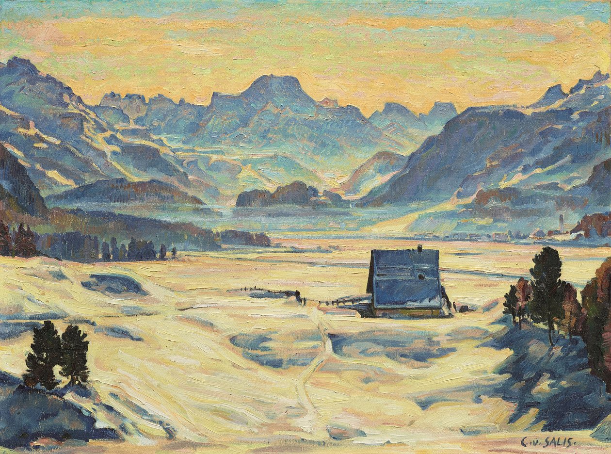 Champesch II (olej na płótnie) autorstwa Carl von Salis