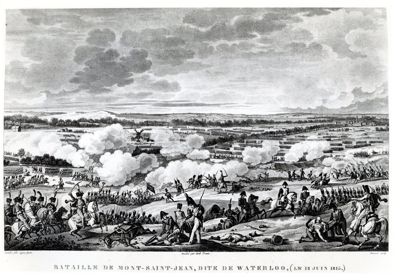 Bitwa pod Waterloo, 18 czerwca 1815 autorstwa Carle Vernet