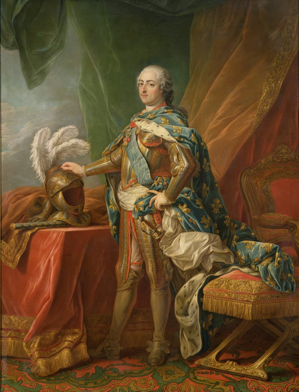 Ludwik XV z Francji autorstwa Carle van Loo