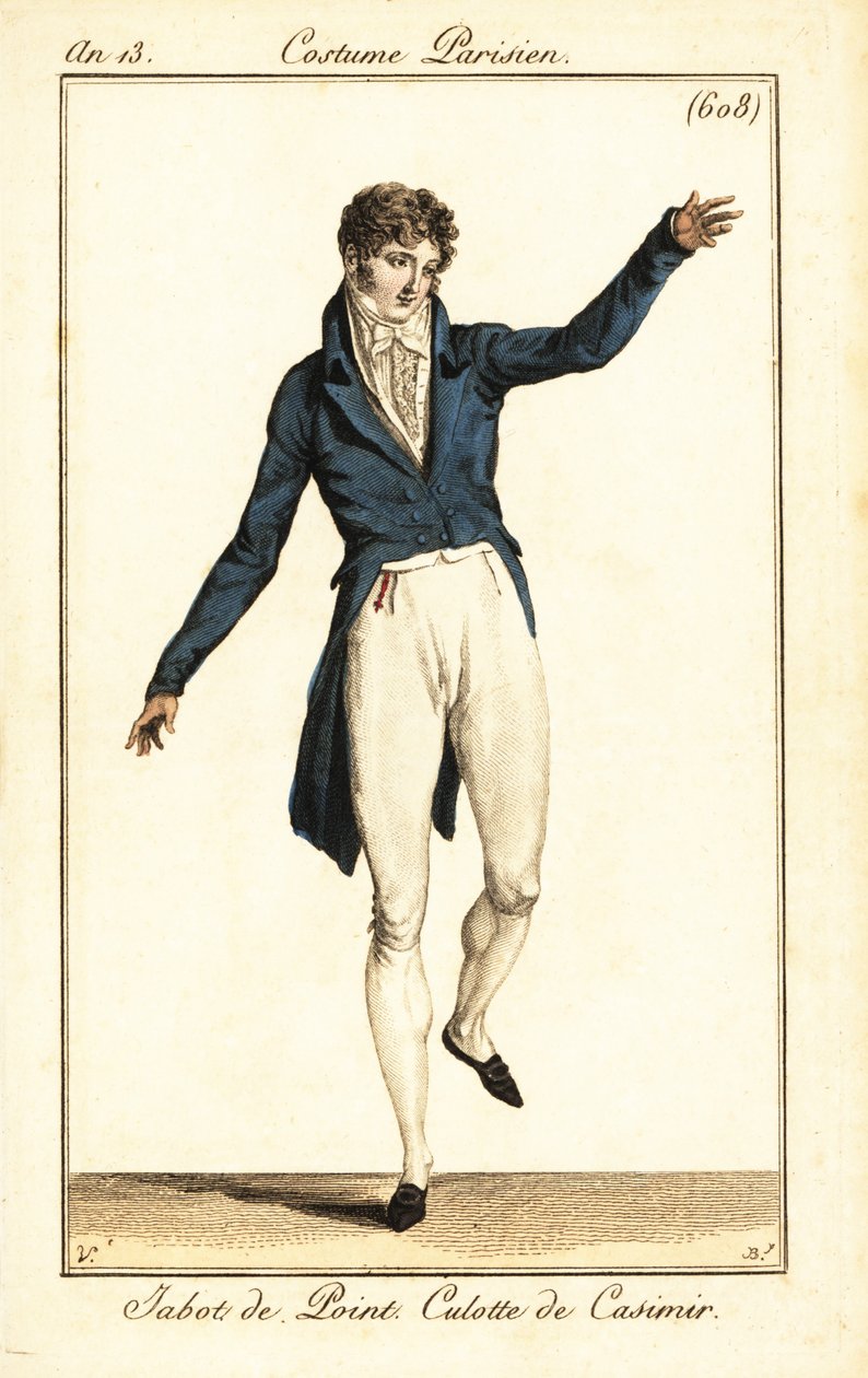 Dandy tańczy na balu, Paryż autorstwa Carle (after) Vernet