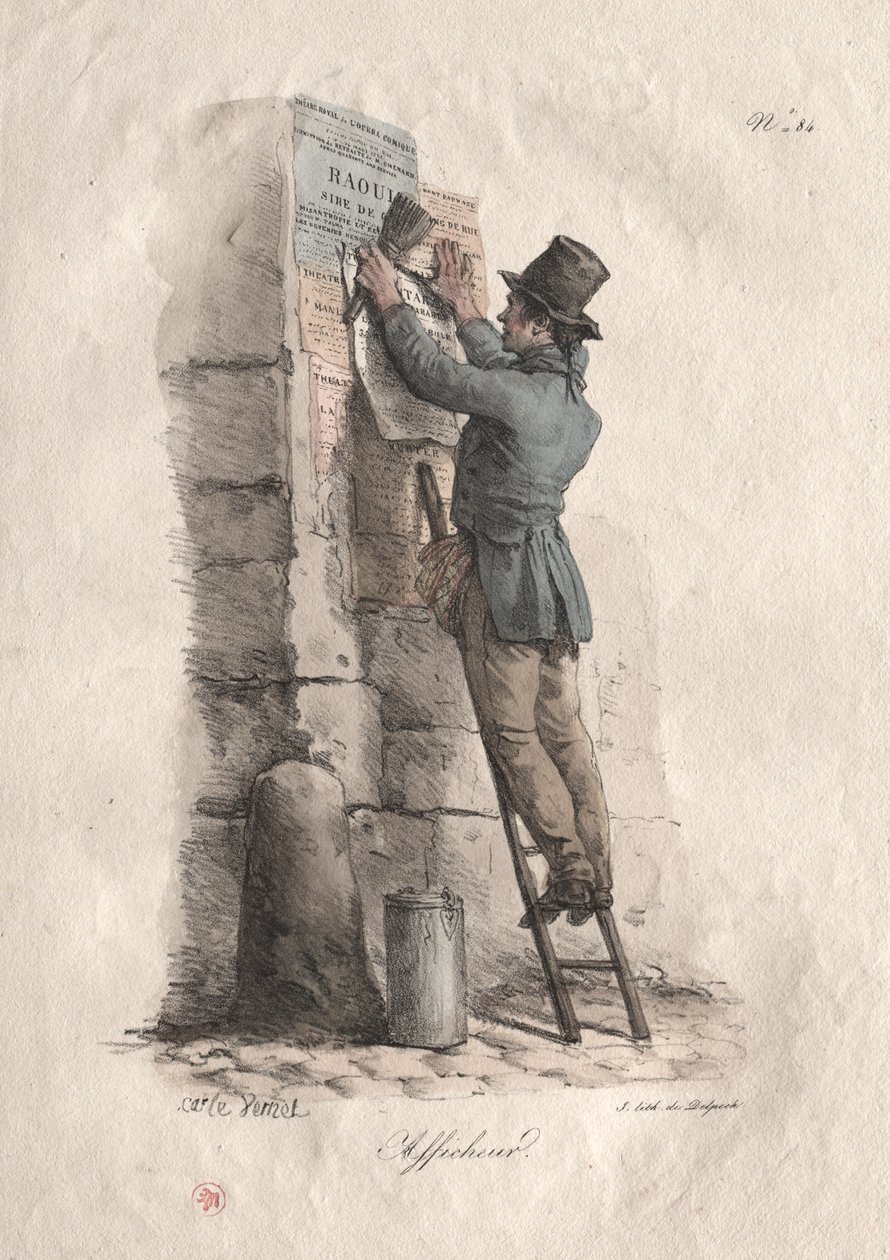 Plakat Billa autorstwa Carle Vernet