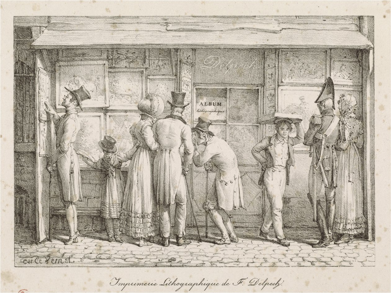 Drukarnia Litograficzna F. Delpecha autorstwa Carle Vernet