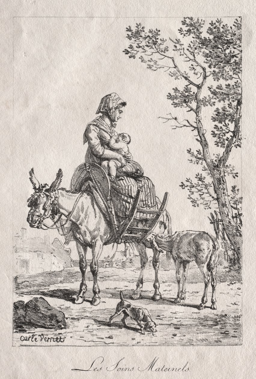 Opieka położnicza autorstwa Carle Vernet