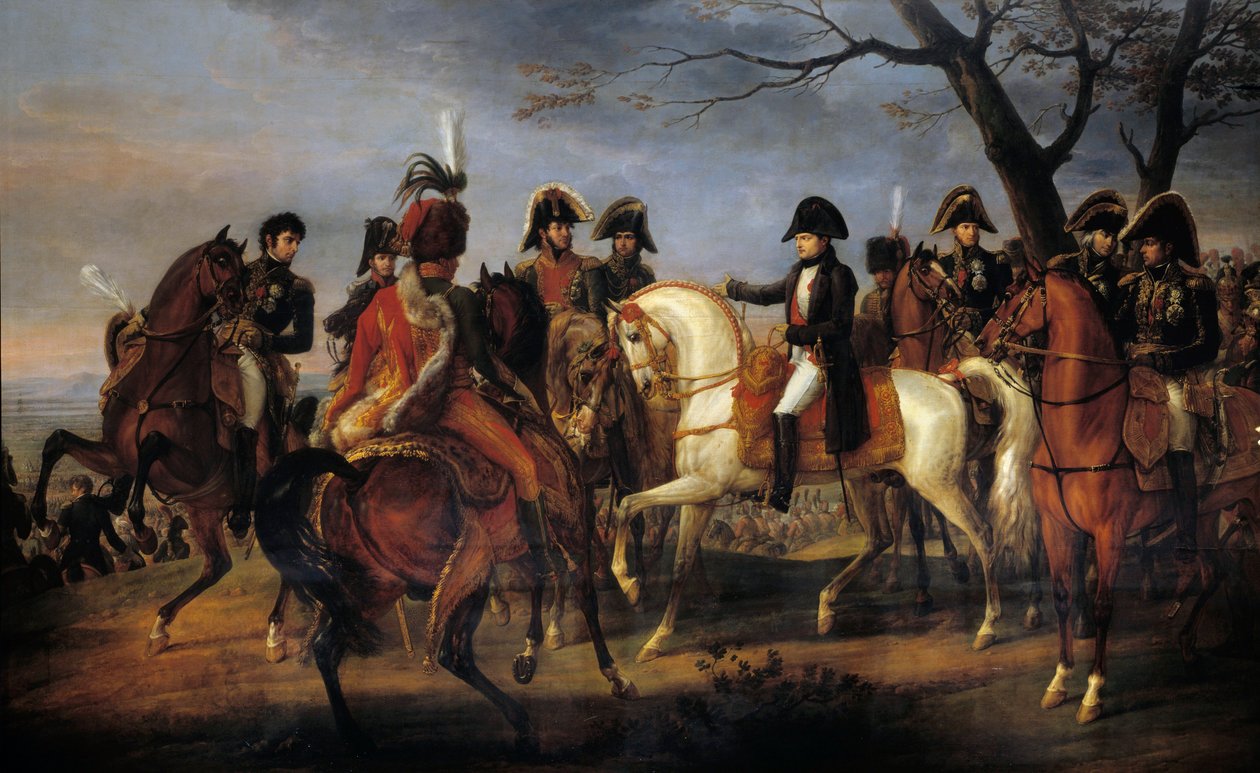 Napoleon wydał rozkaz przed bitwą pod Austerlitz 2 grudnia autorstwa Carle Vernet