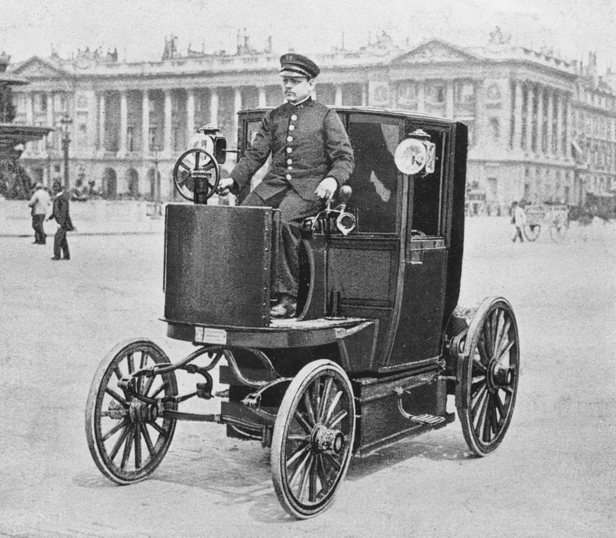 Sekcja elektryczna, Place de la Concorde, Paryż, ok. 1900 autorstwa Carle de Mazibourg