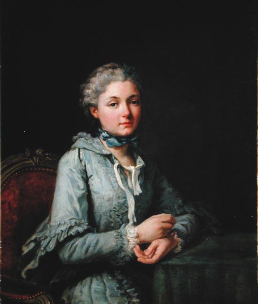 Innocente-Guillemette de Rosnyvinen de Pire, hrabina Villeteart, 1747 autorstwa Carle van Loo