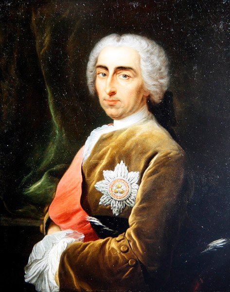 Portret 1. wicehrabiego Batemana (olej na płótnie) autorstwa Carle van Loo