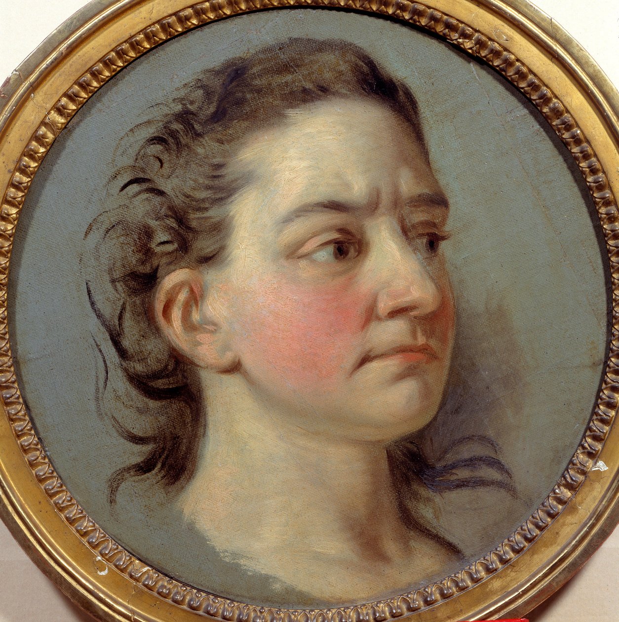 Portret Mademoiselle Clairon Josephe Leris de La Ttude z Mademoiselle Clairon (1723-1803) tłumaczką Woltera. Obraz Carle Van Loo (1705-1765) autorstwa Carle van Loo