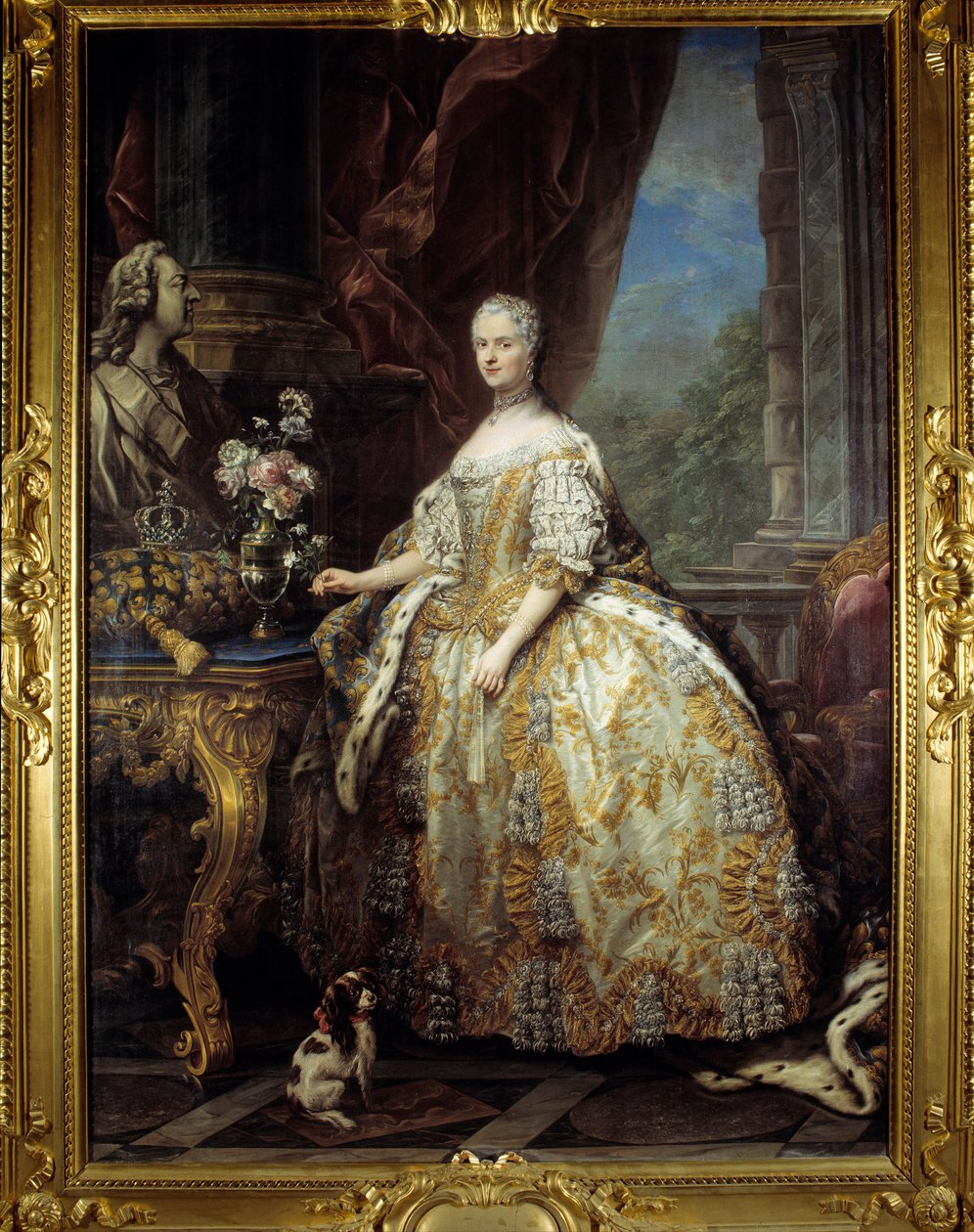 Portret królowej Portret królowej Marii Łęczyńskiej, królowej Francji autorstwa Carle van Loo