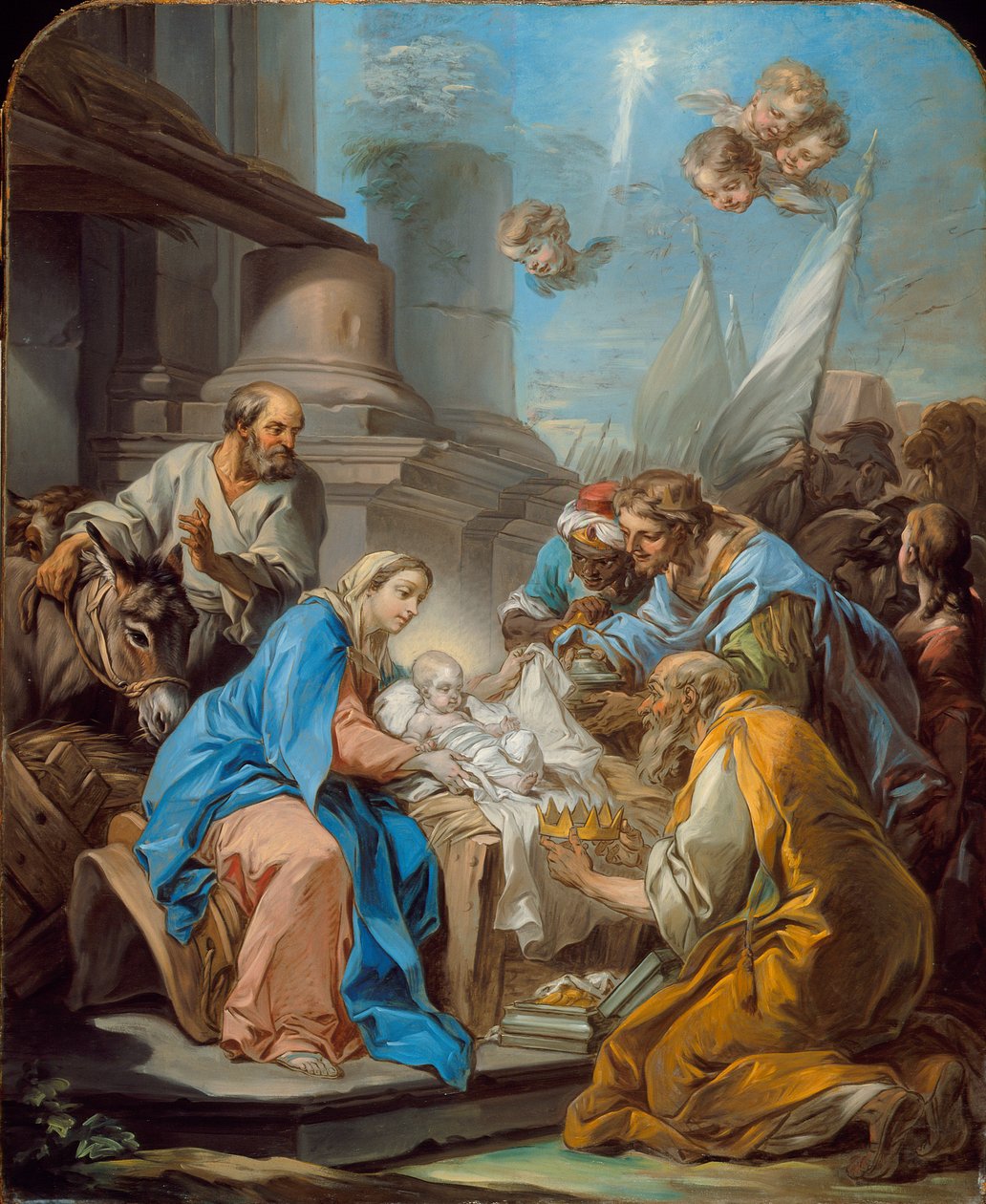 Adoracja Magów, ok. 1760 r. autorstwa Carle van Loo