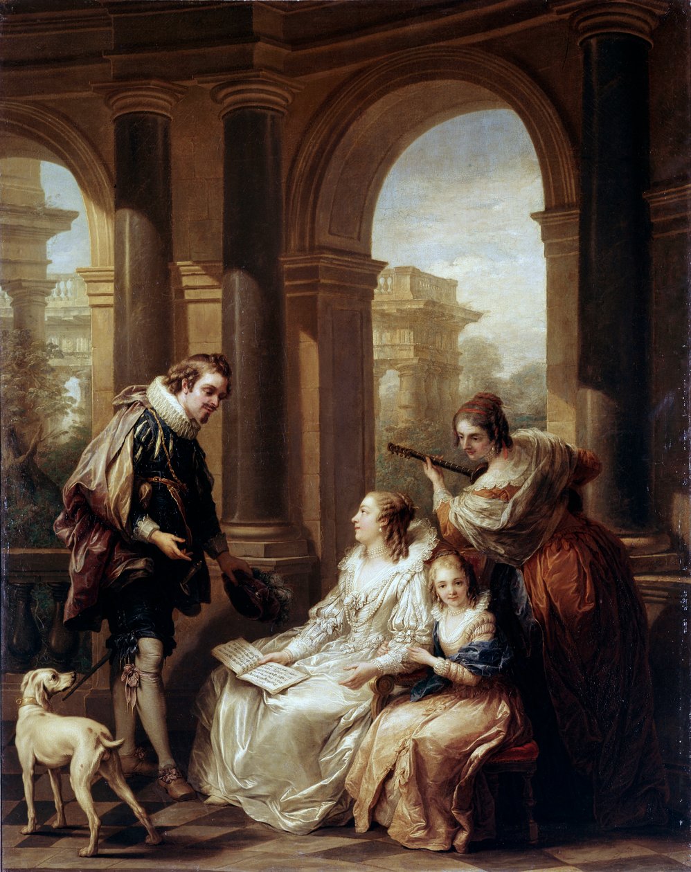 Koncert hiszpański, 1754 autorstwa Carle van Loo