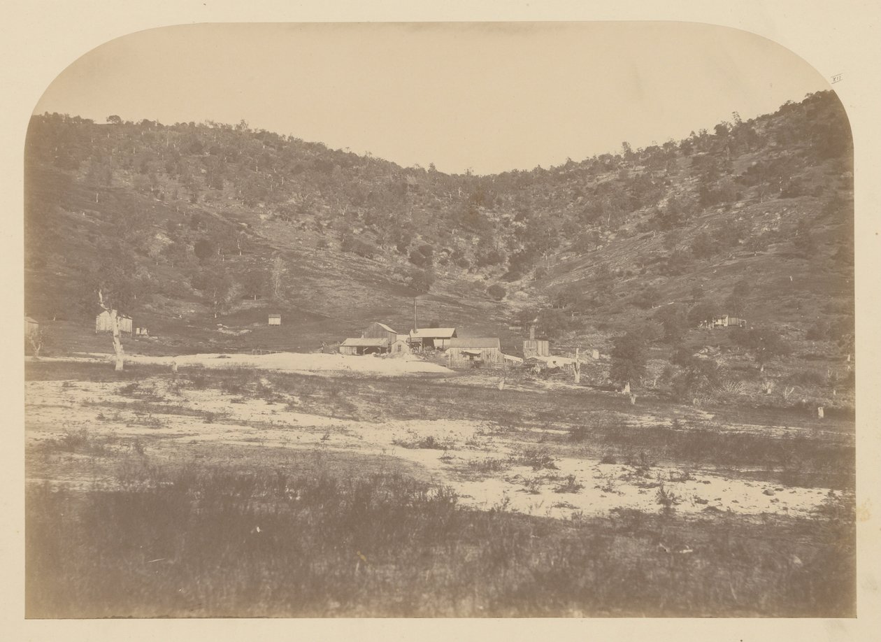 (Młyn Doliny Niedźwiedzi) autorstwa Carleton E. Watkins