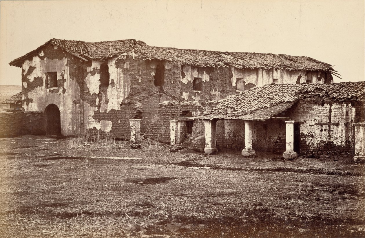 (Misja, San Fernando Rey) autorstwa Carleton E. Watkins