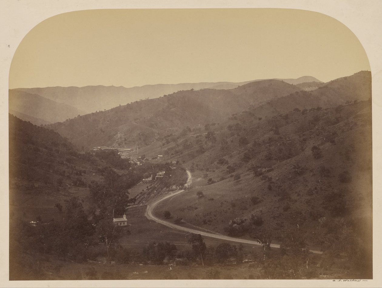 (Nowy Almaden) autorstwa Carleton E. Watkins