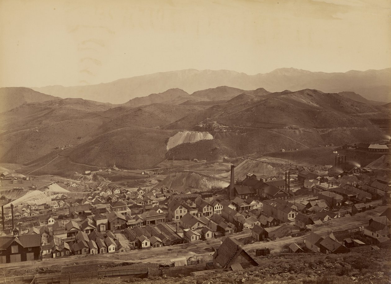 Szyb kombinowany z koryta wodnego autorstwa Carleton E. Watkins