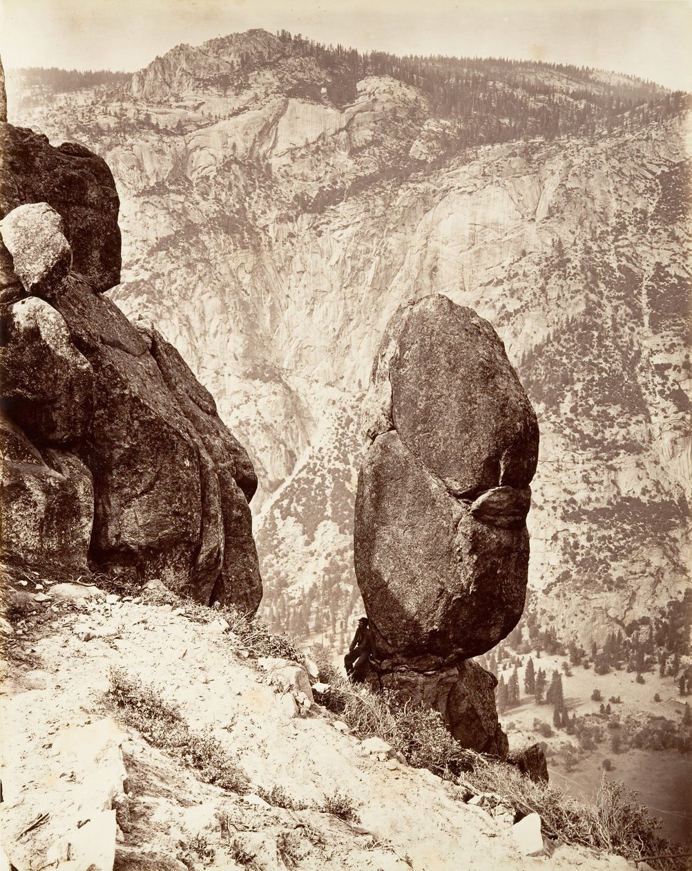 Eagle Point, Yosemite, ca. 1872, wydrukowany ca. 1876. autorstwa Carleton E. Watkins.