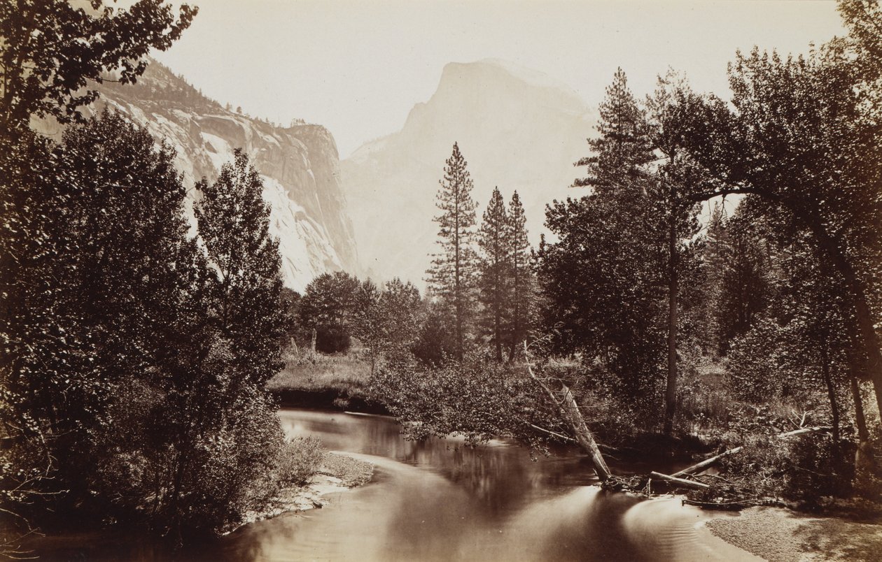 Half Dome, Yosemite, Kalifornia autorstwa Carleton E. Watkins