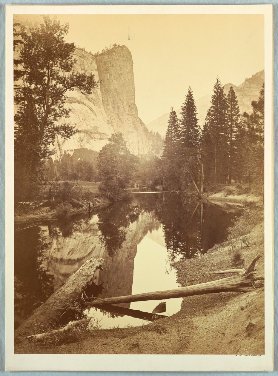 Kolumna Waszyngtona, Yosemite autorstwa Carleton E. Watkins