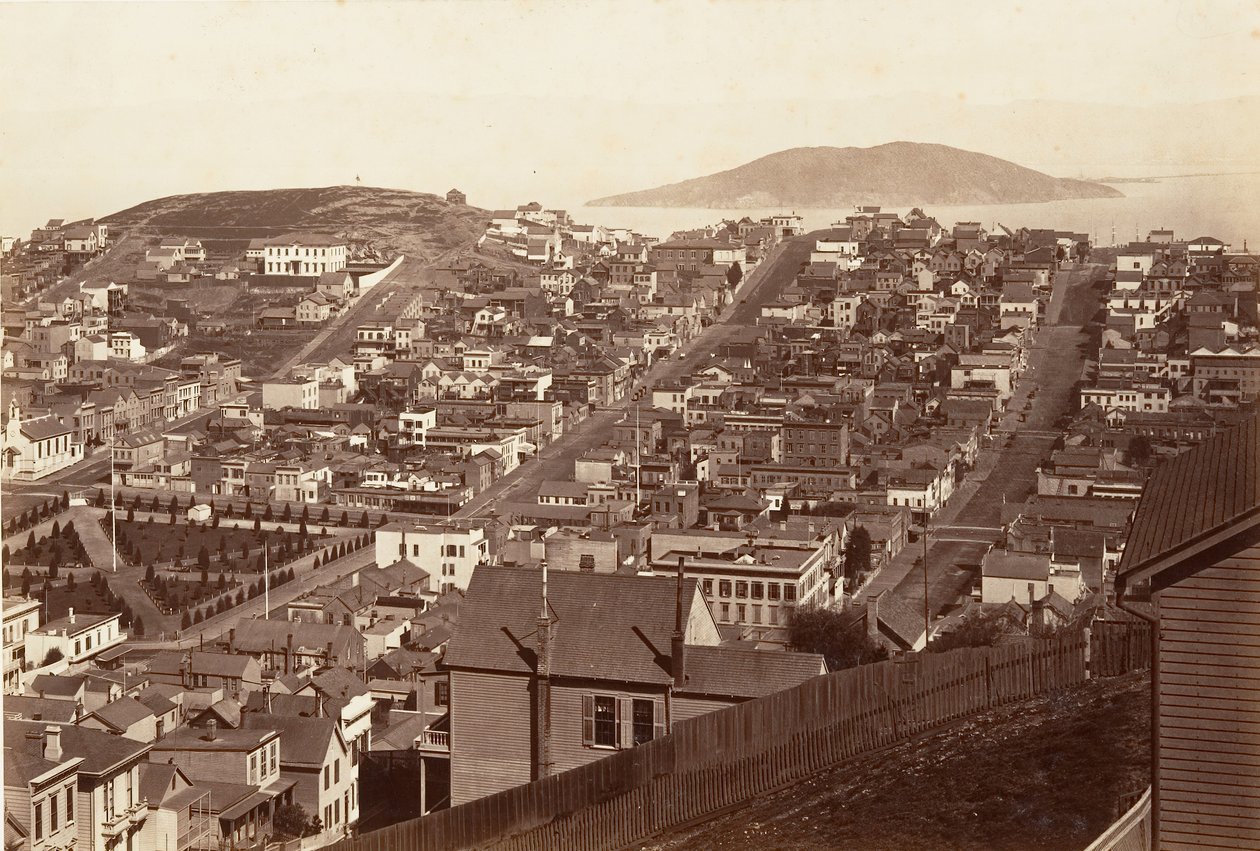 San Francisco, 1864, druk ok. 1876. autorstwa Carleton Emmons Watkins