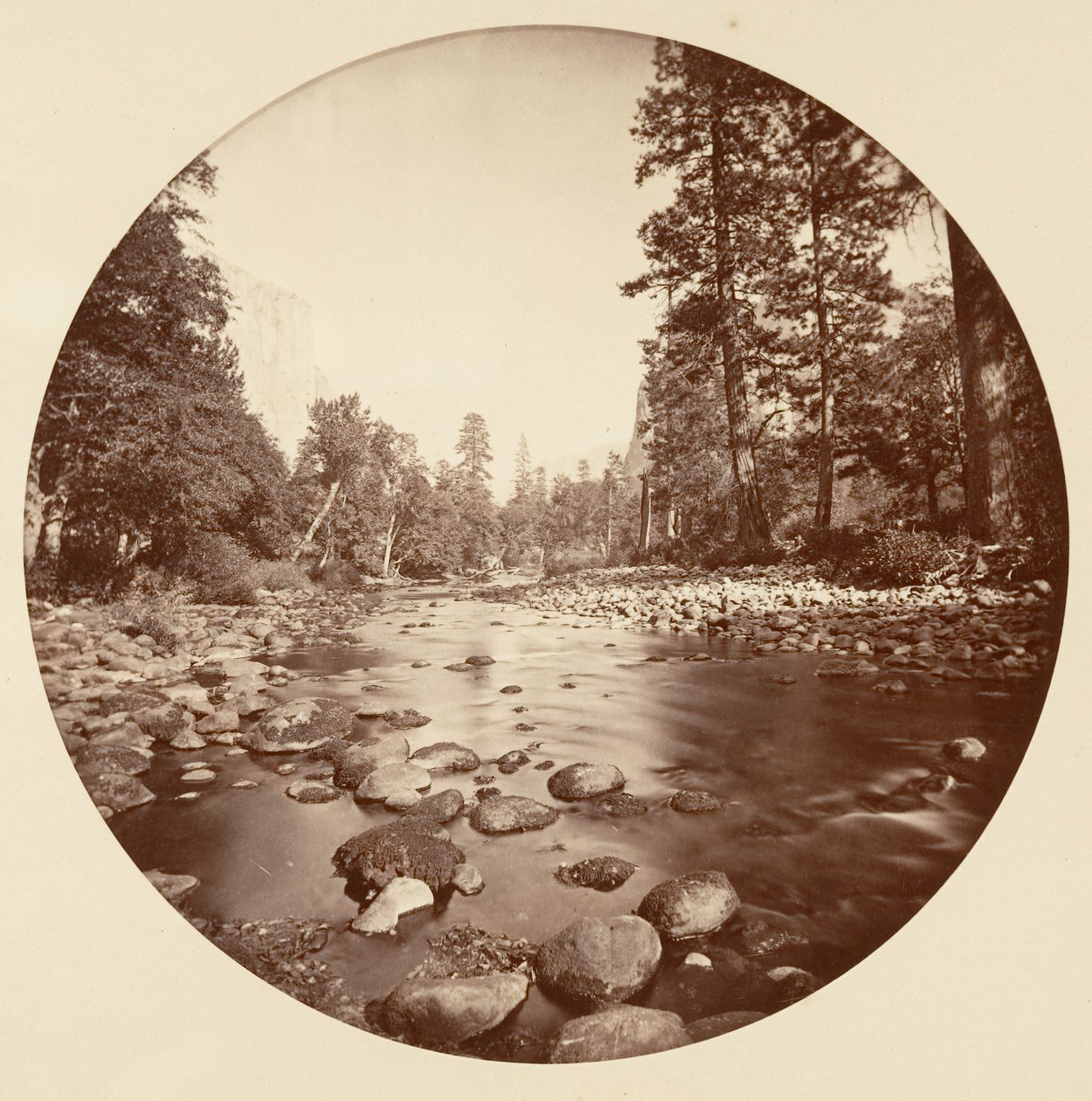 [Park Narodowy Yosemite, Kalifornia], ca. 1878. autorstwa Carleton Emmons Watkins