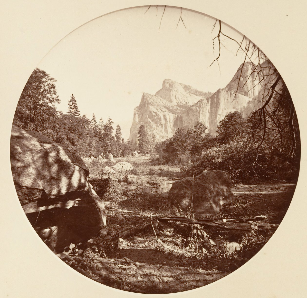 [Park Narodowy Yosemite, Kalifornia], ca. 1878. autorstwa Carleton Emmons Watkins