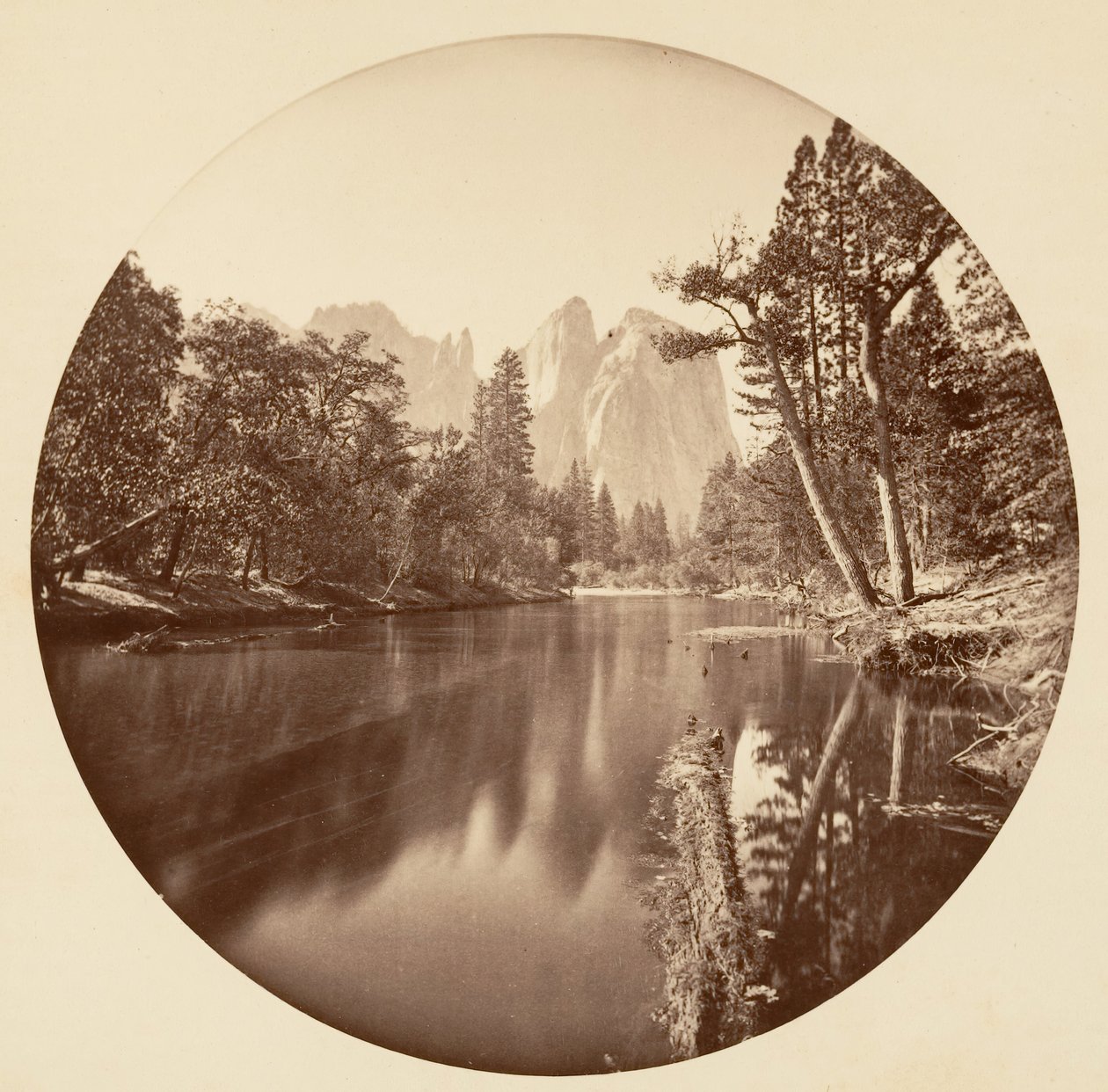 [Park Narodowy Yosemite, Kalifornia], ca. 1878. autorstwa Carleton Emmons Watkins