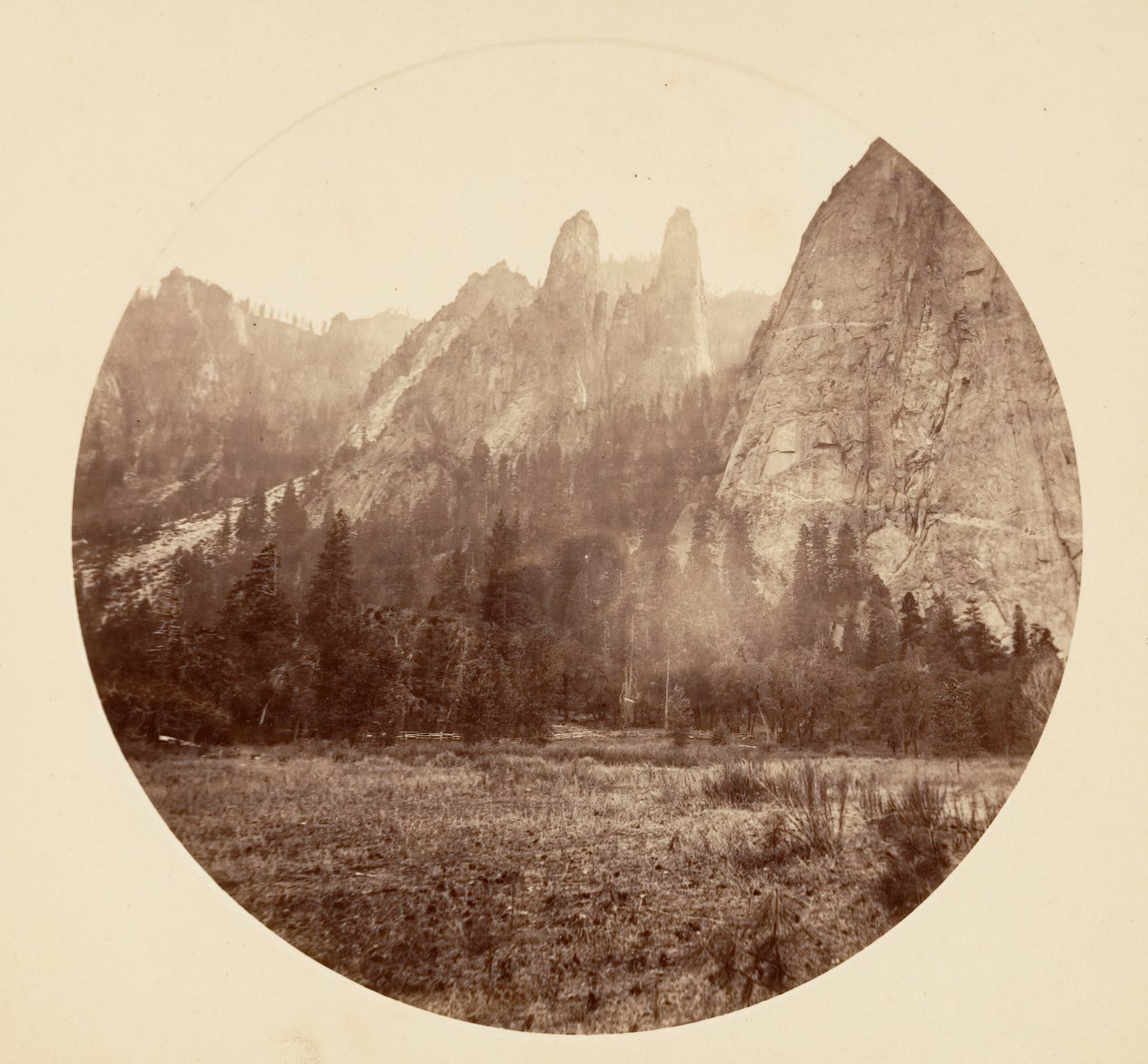 [Park Narodowy Yosemite, Kalifornia], ca. 1878. autorstwa Carleton Emmons Watkins