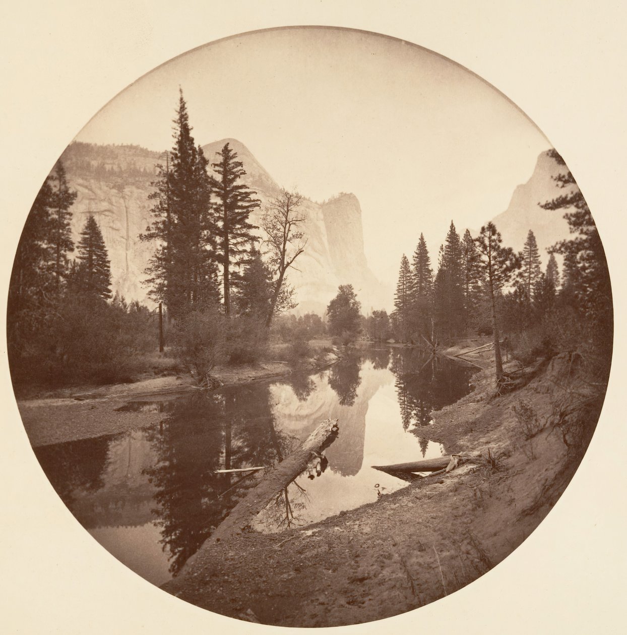 [Park Narodowy Yosemite, Kalifornia], ca. 1878. autorstwa Carleton Emmons Watkins