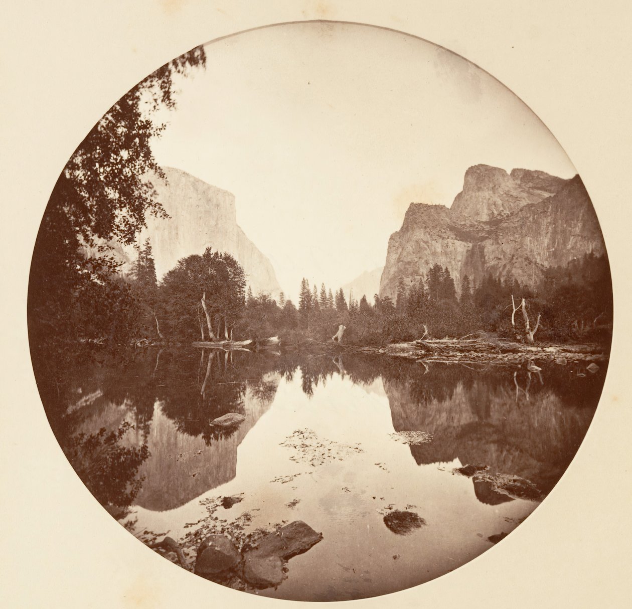 [Park Narodowy Yosemite, Kalifornia], ca. 1878. autorstwa Carleton Emmons Watkins