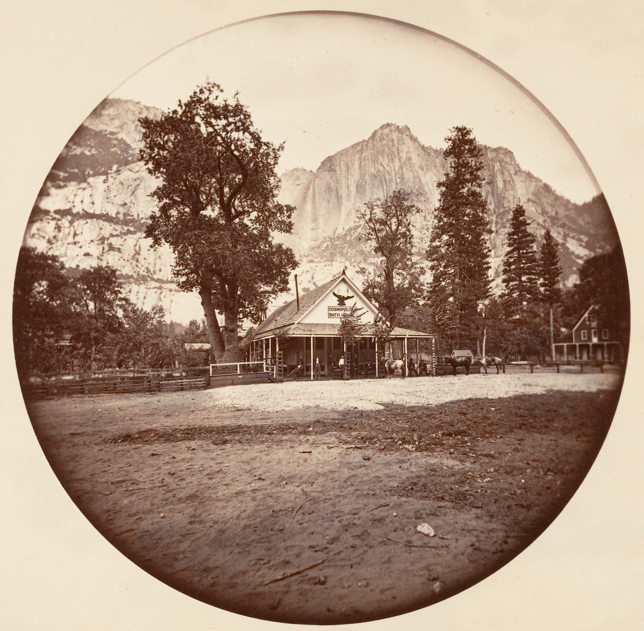 [Park Narodowy Yosemite, Kalifornia], ca. 1878. autorstwa Carleton Emmons Watkins