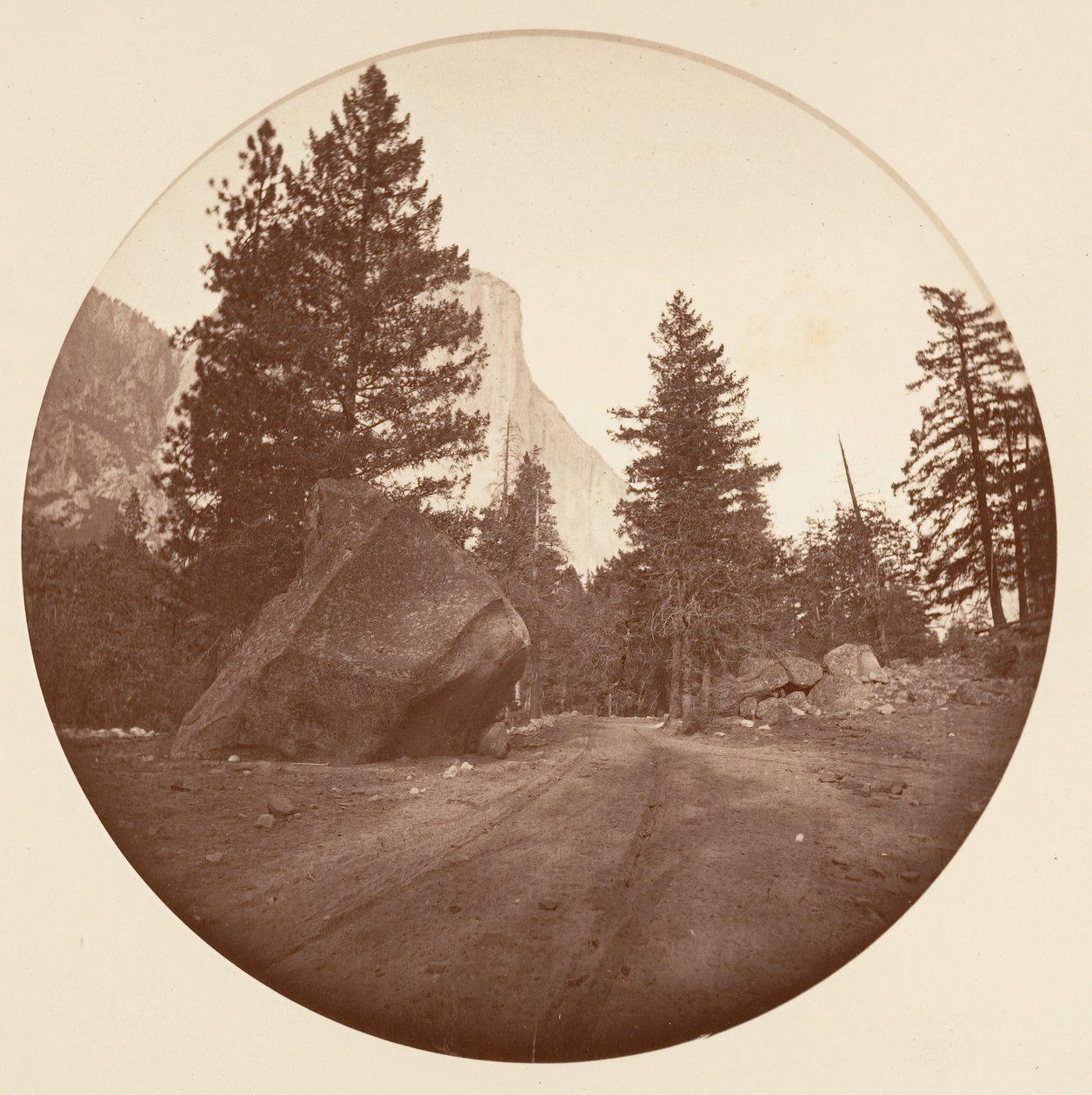 [Park Narodowy Yosemite, Kalifornia], ca. 1878. autorstwa Carleton Emmons Watkins