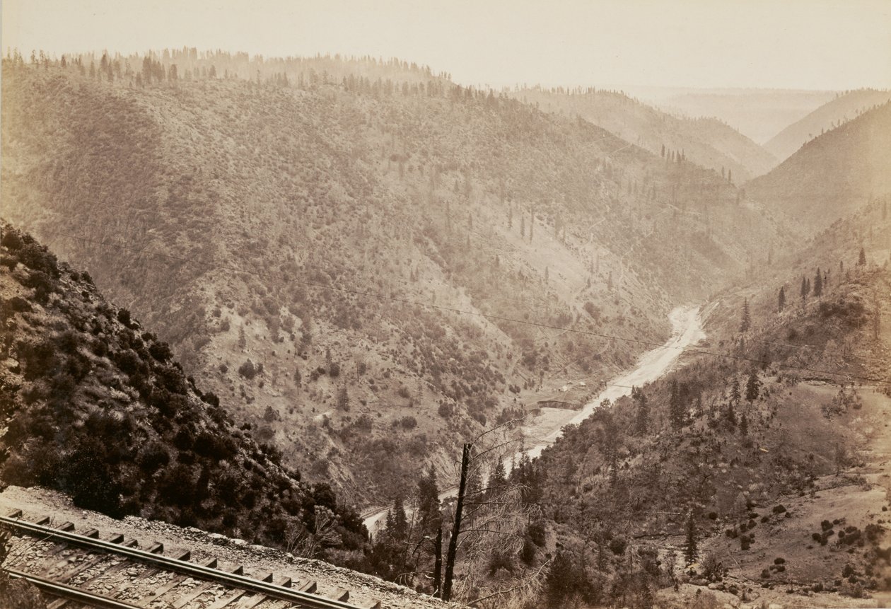 [Amerykańska rzeka z Przylądka Horn] autorstwa Carleton Watkins