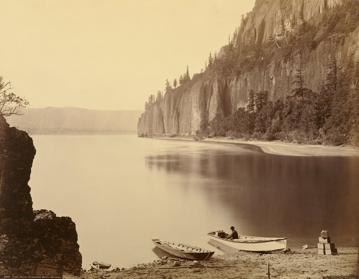 Cape Horn, Columbia River, Oregon autorstwa Carleton Watkins