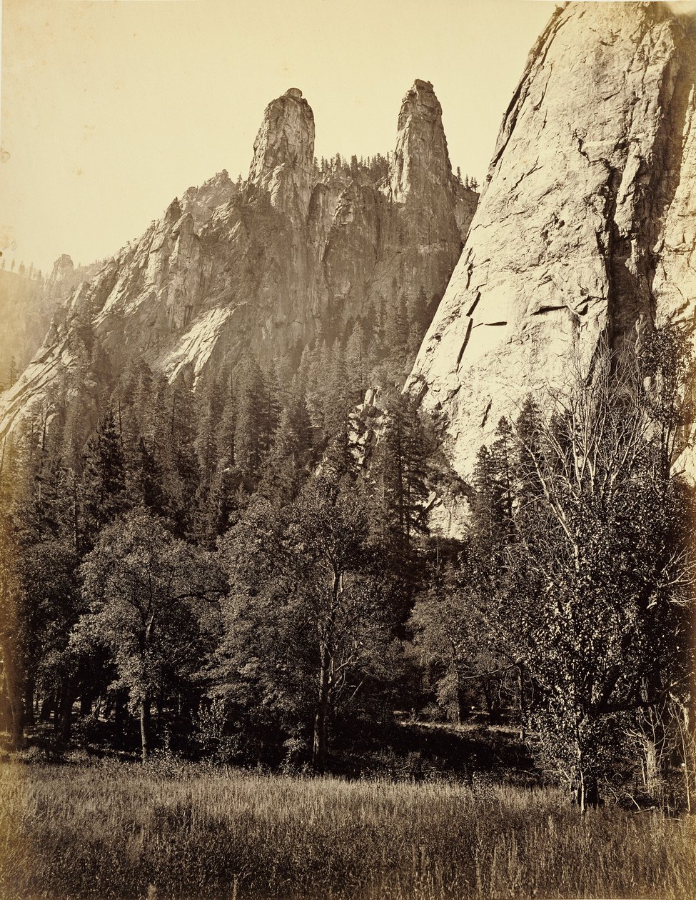 [Wieże katedry] autorstwa Carleton Watkins