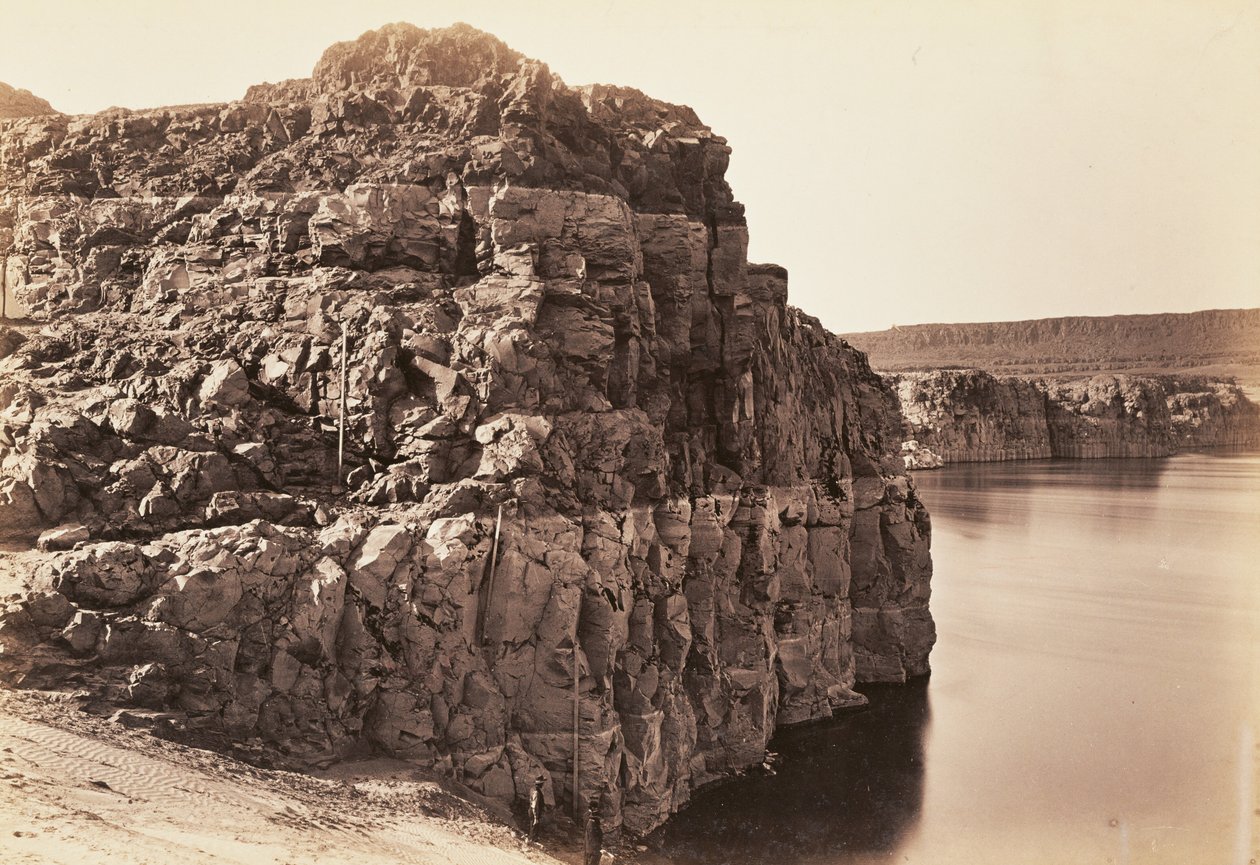 Krajobraz, rzeka Columbia, Oregon autorstwa Carleton Watkins