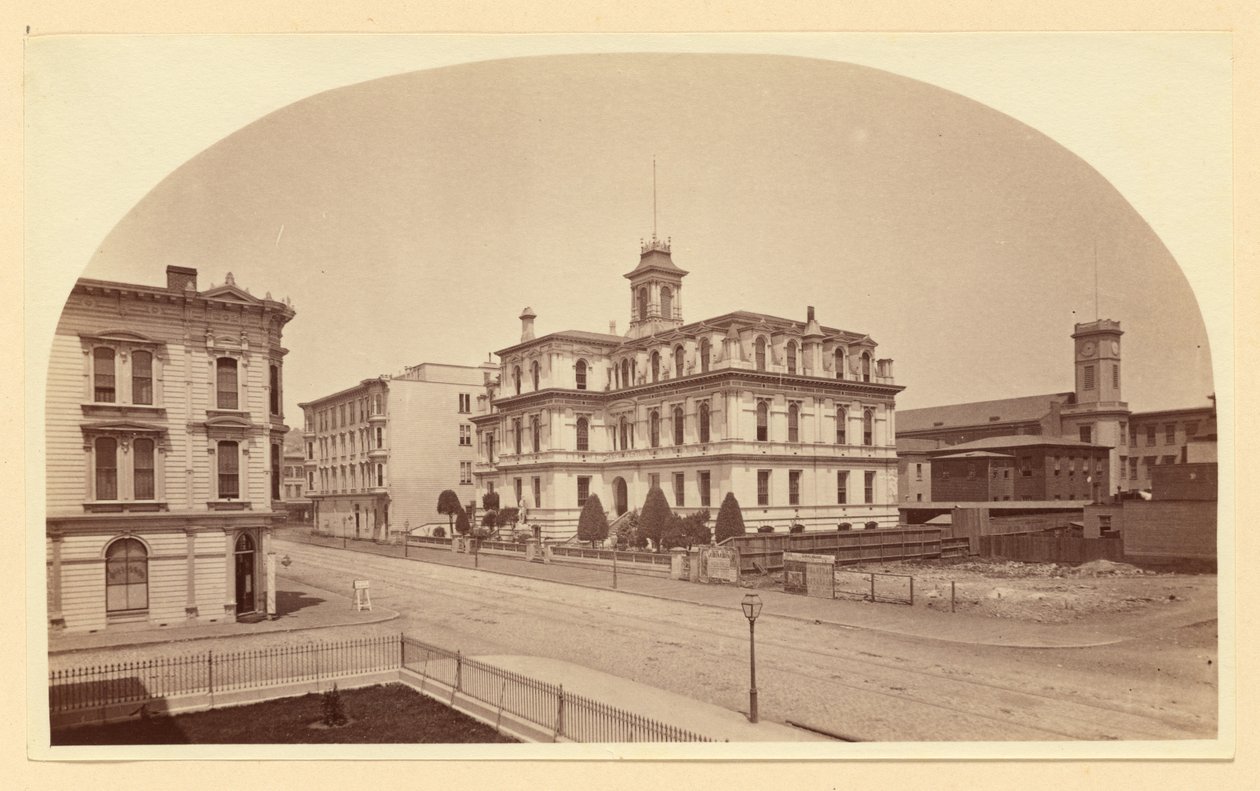 [Szkoła Lincolna, 5th St., San Francisco] autorstwa Carleton Watkins